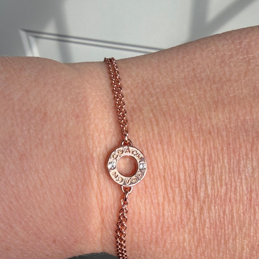 Coach Rose Gold Logo Bracelet - Picture 4 of 4